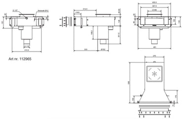Pahlen Infinity liner pool bräddavlopp