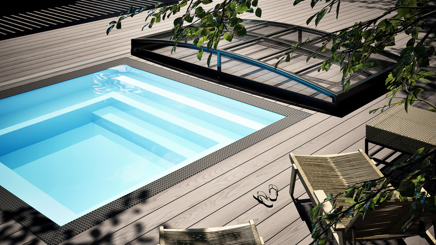 Minipool Wellness-pool 2,25×3,75 m