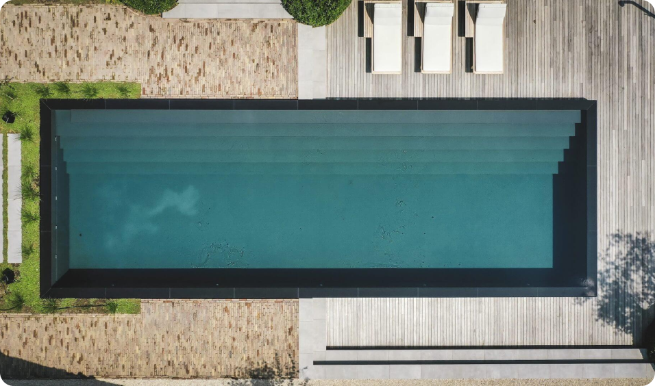 Pooltime Exclusive Infinity 10/20mm PP pool 4 x 8 x 1,5 m