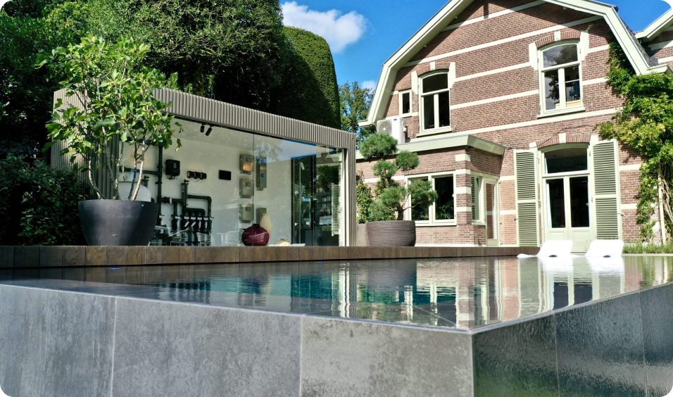 Pooltime Exclusive Infinity 10/20mm PP pool 4 x 8 x 1,5 m