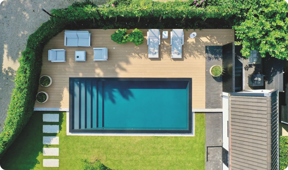 Pooltime Exclusive Infinity 10/20mm PP pool 3,5 x 7 x 1,5 m