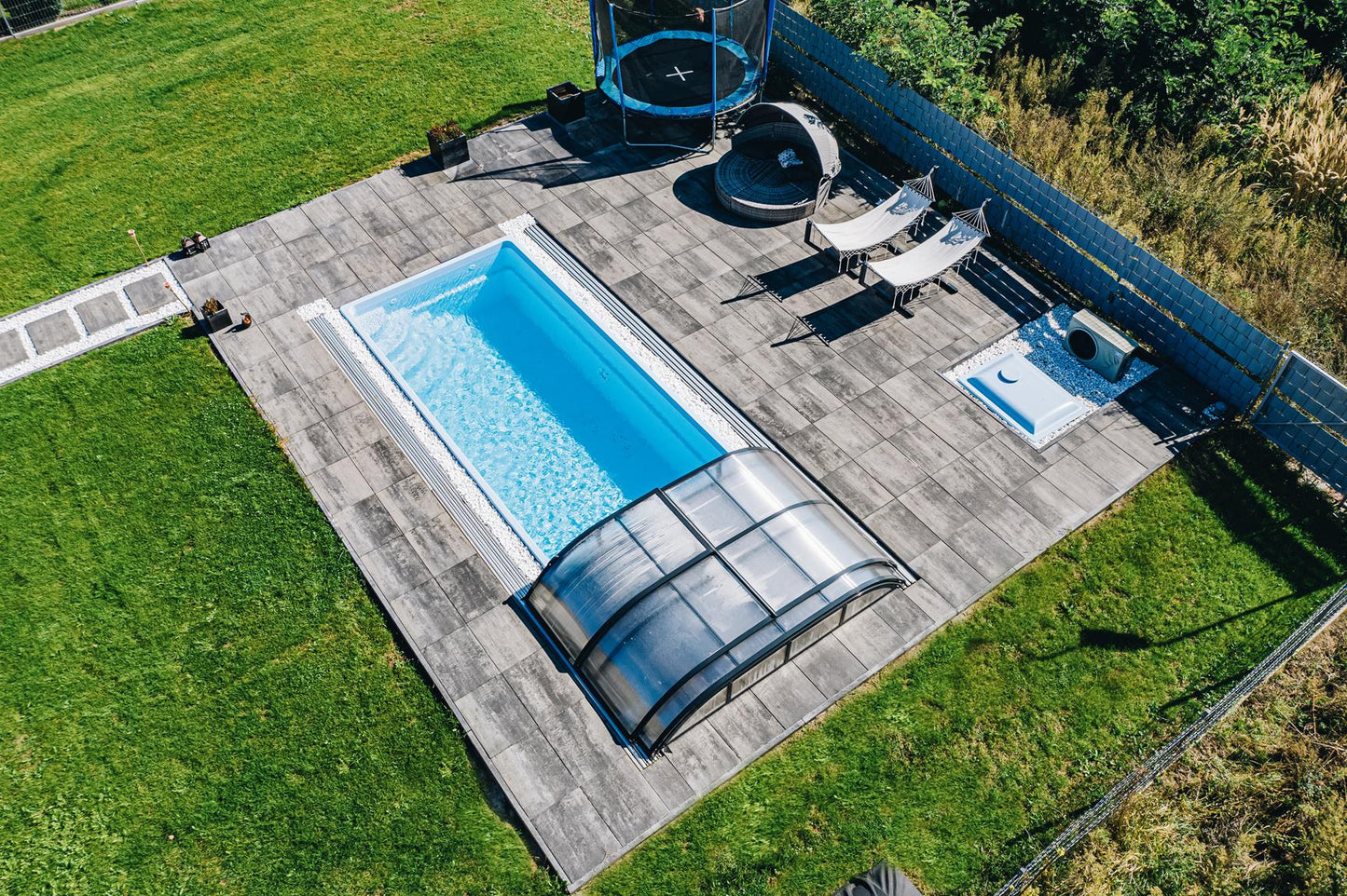 Glasfiberpool Papeete 700 7,00m x 3,50m x 1,50m