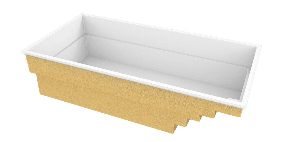 Glasfiberpool Saba 600 6,00m x 3,00m x 1,45m