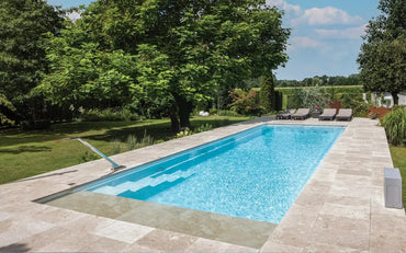 Leisurepools Definitive High Water Line 4×9-12m, 1,2-1,9m dybde