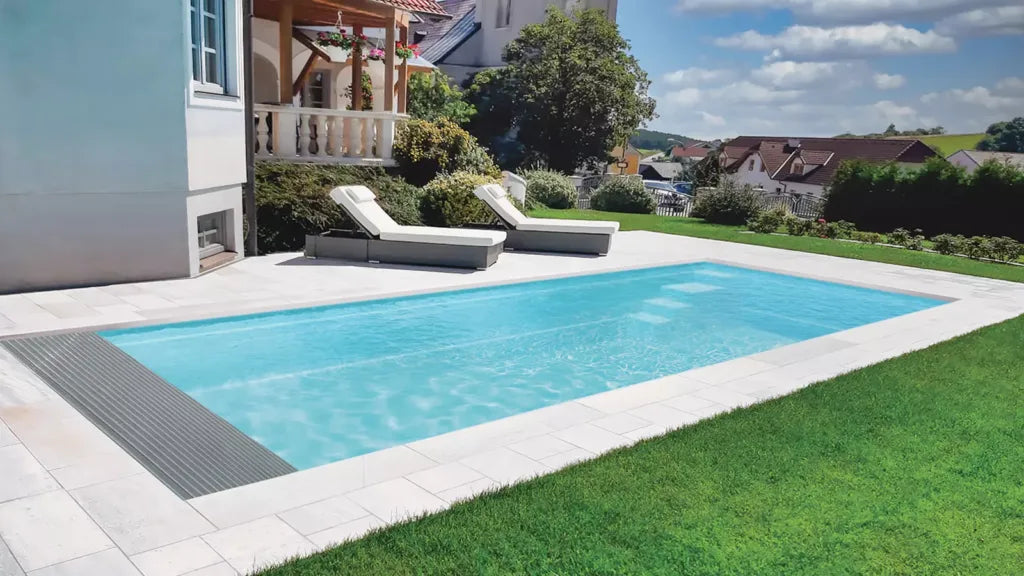Leisurepools Encore High Waterline 3×5-7m, 1,45m dybde