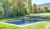 Leisurepools Reflektion 3,8×7-10m, 1,28-1,84m dybde