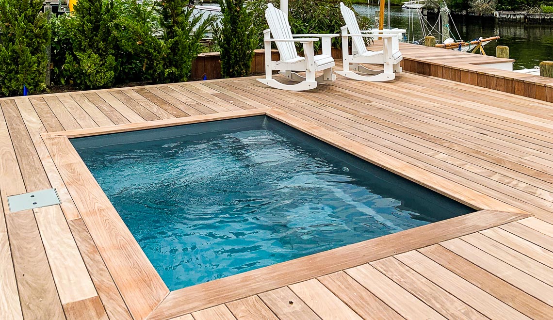 Leisurepools Fiji Plunge 2,9×2,1 m, 1,35 m dybde