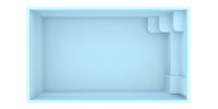 Glasfiberpool Saba 500 5,00m x 3,00m x 1,45m